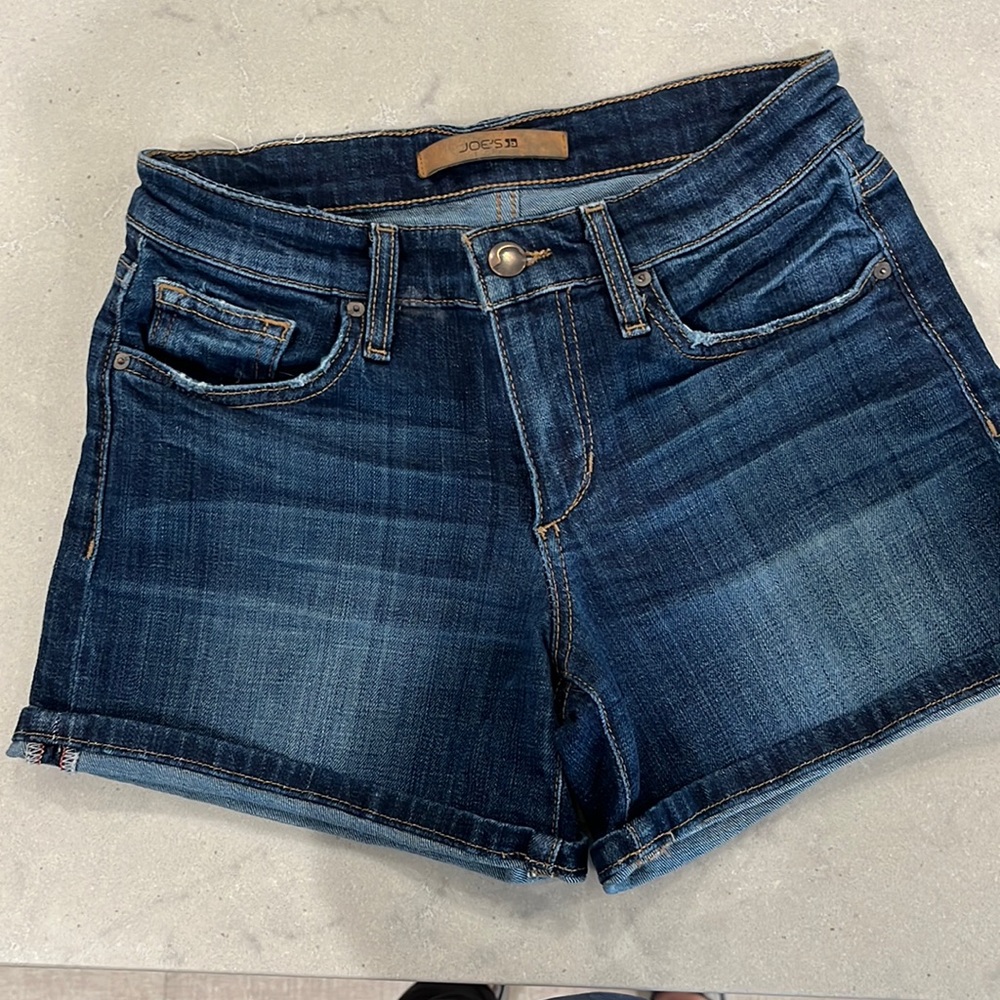 Dark wash joes denim shorts! Worn only a very few times.